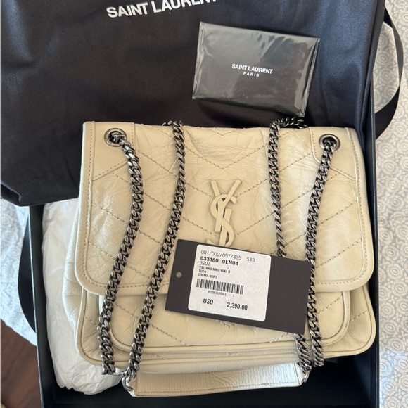 YSL Saint Laurent Niki bag in blanc vintage - Picture 2 of 14